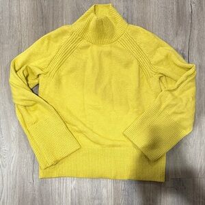 Banana Republic Sunny Yellow Turtleneck Sweater
